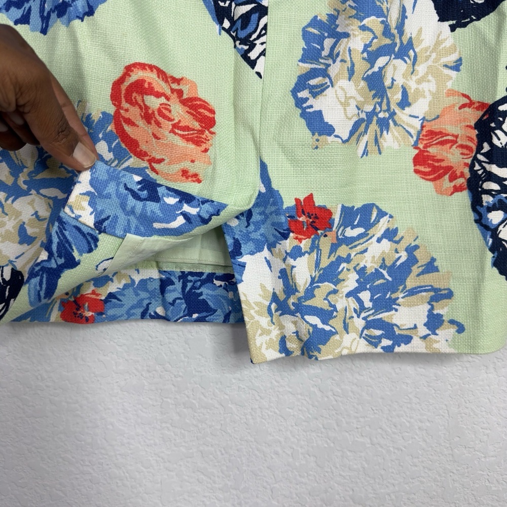 J.Crew Skirt Womens Petite 4 Floral Knee Length Pencil Preppy Romantic Career - Picture 3 of 5